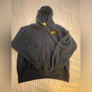 Men’s Vintage Yellow Rat Bastard NYC zip up hoodie